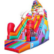 clown inflatable slide